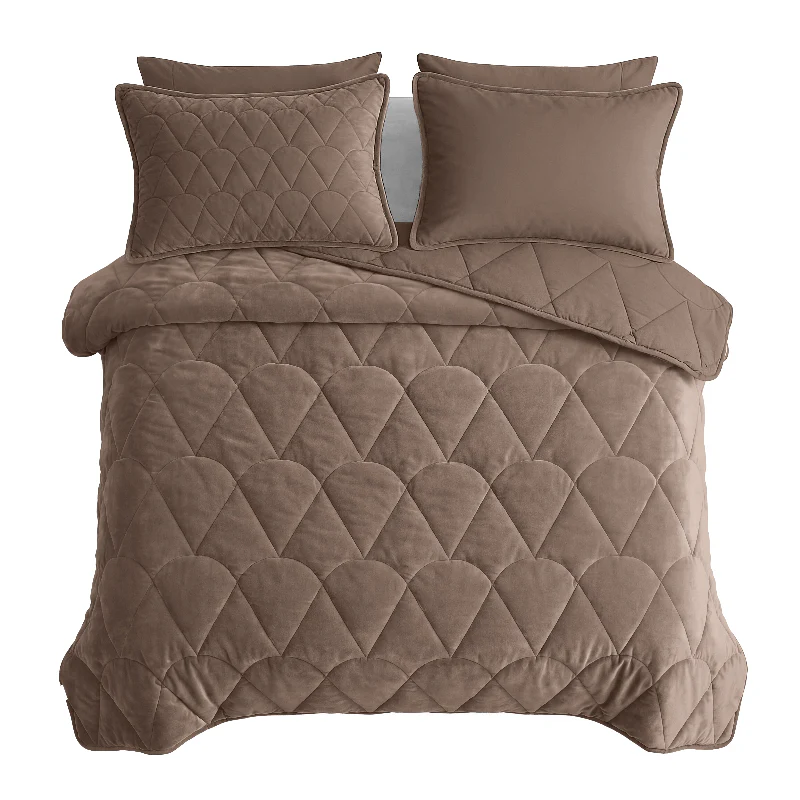 Lazy Dekbed Zonder Overtrek - Velvet - Taupe/Bruin - Image 10
