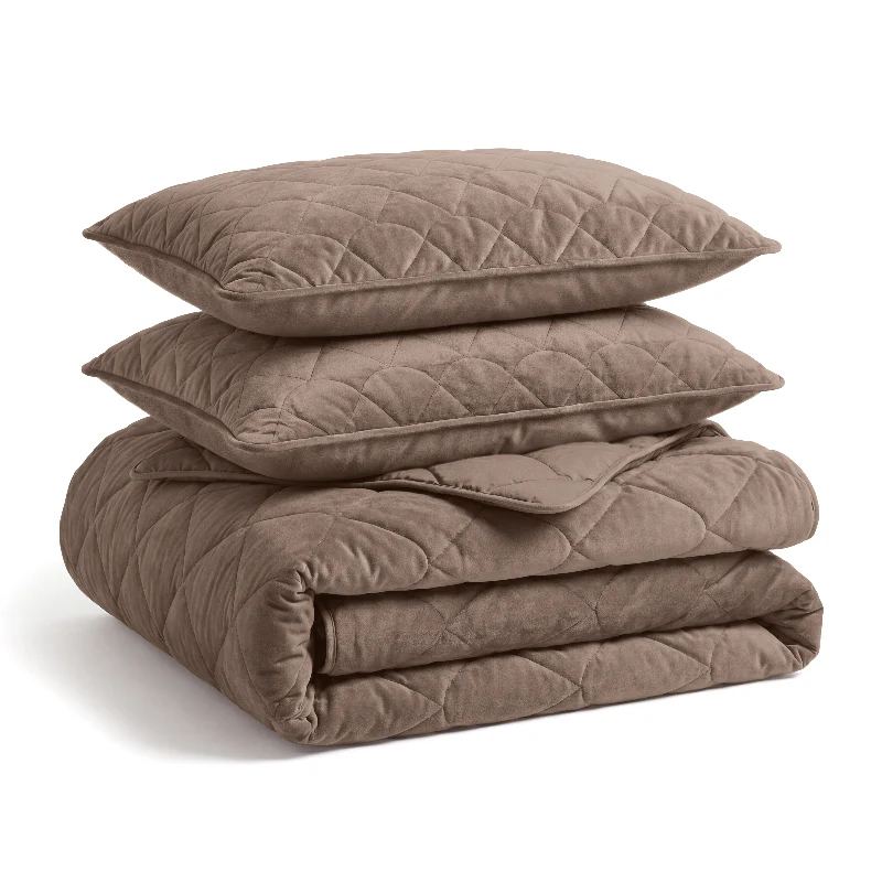 Lazy Dekbed Zonder Overtrek - Velvet - Taupe/Bruin - Image 14