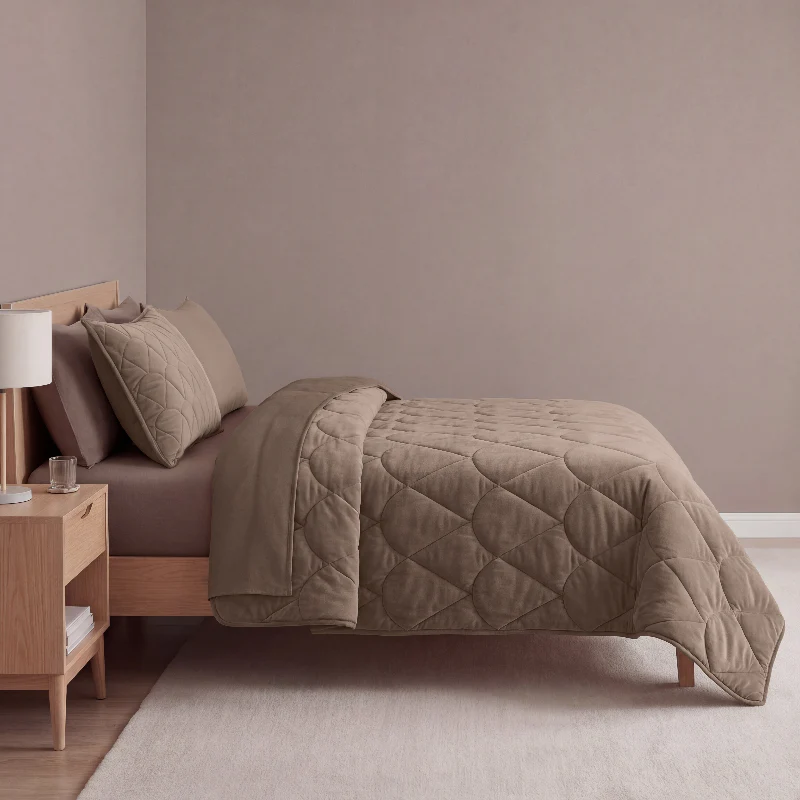 Lazy Dekbed Zonder Overtrek - Velvet - Taupe/Bruin - Image 8