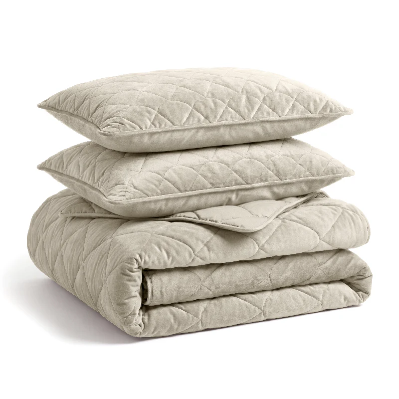 Lazy Dekbed Zonder Overtrek - Velvet - Taupe/Grijs - Image 10