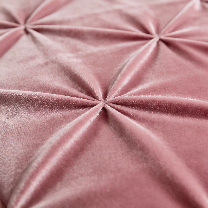 Lazy Dekbed Zonder Overtrek - Velvet Pintuck - Roze - Image 5