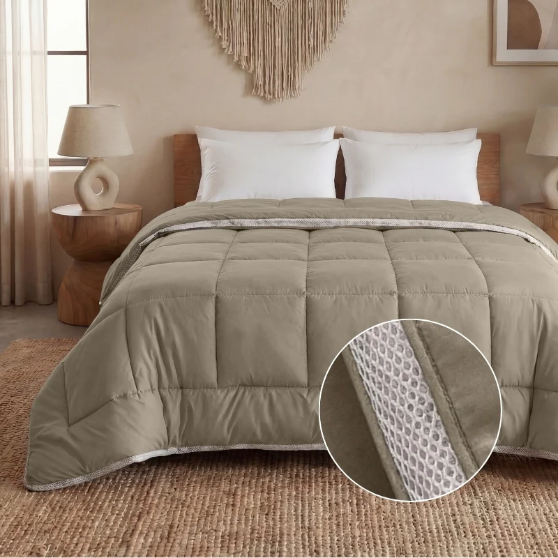 Lazy Dekbed Zonder Overtrek - 3D Air - Taupe - Image 12