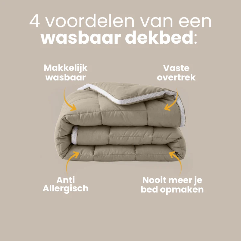 Lazy Dekbed Zonder Overtrek - 3D Air - Taupe - Image 2