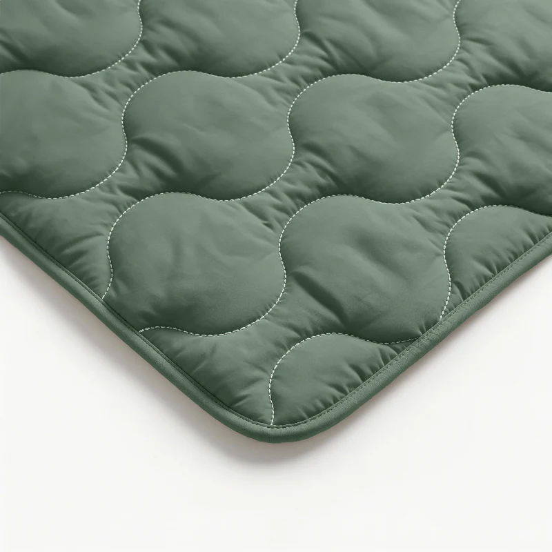 Lazy Dekbed Zonder Overtrek - Groen/Kaki - Image 7