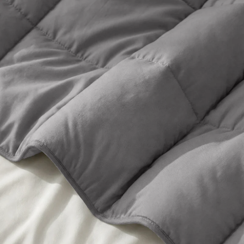 Lazy Dekbed Zonder Overtrek - Percale Katoen - Antraciet - Image 4