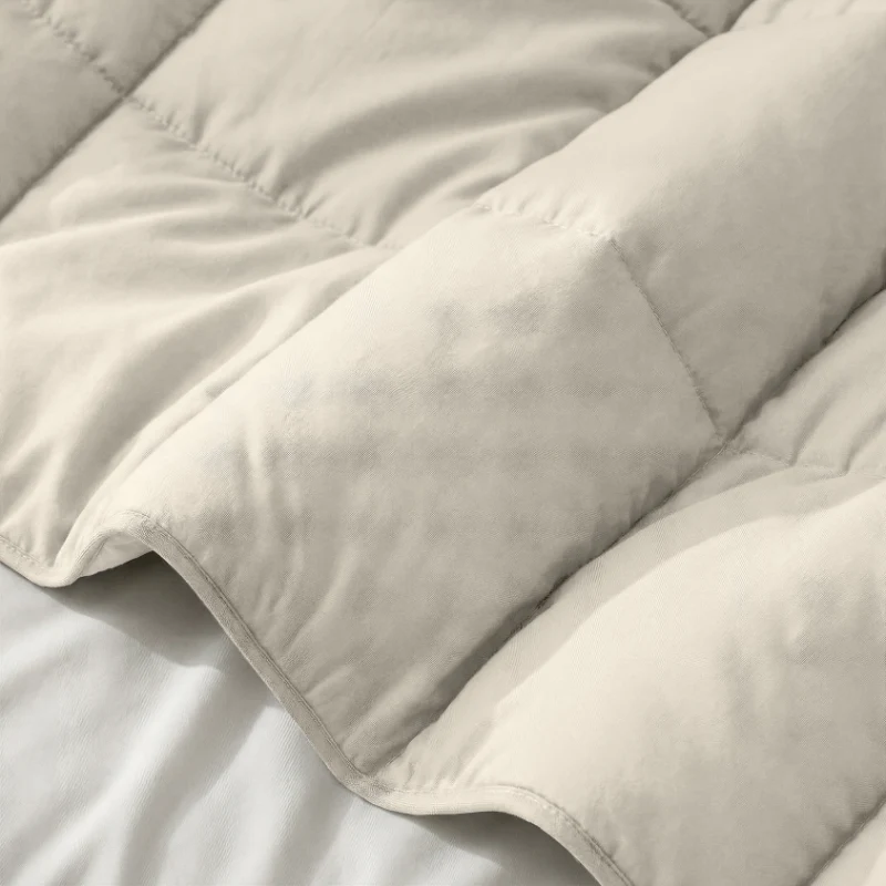 Lazy Dekbed Zonder Overtrek - Percale Katoen - Beige - Image 4