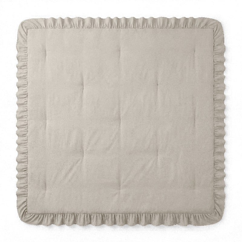 Lazy Dekbed Zonder Overtrek Ruffles - Taupe/Grijs - Image 8