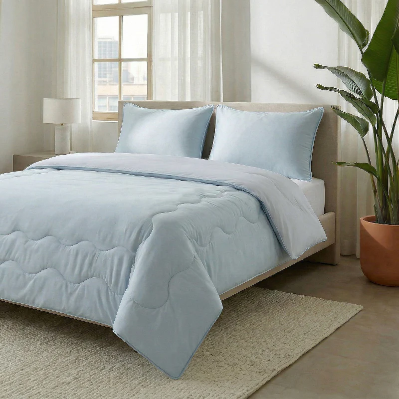 Lazy Dekbed Zonder Overtrek - Verkoelend - Blauw - Image 4