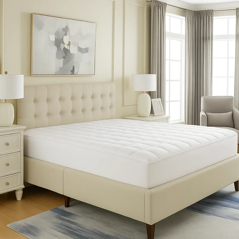 Wasbare Topper & Hoeslaken in 1 – Ultiem Slaapcomfort - Wit - Image 4
