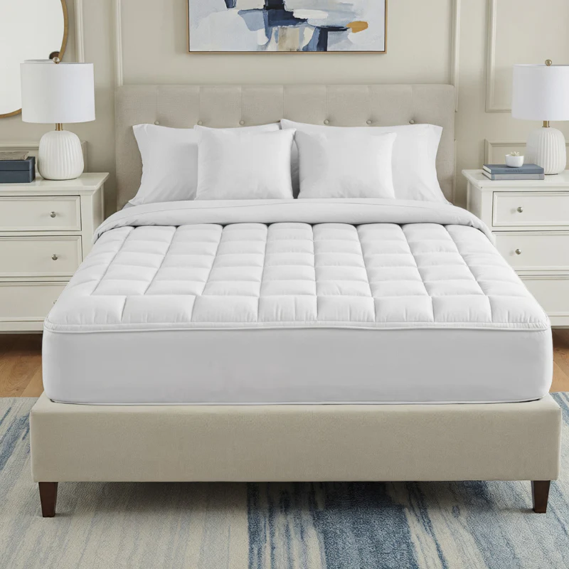 Wasbare Topper & Hoeslaken in 1 – Ultiem Slaapcomfort - Wit - Image 6