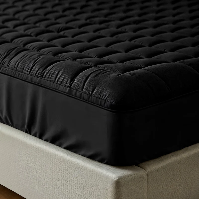 Wasbare Topper & Hoeslaken in 1 – Ultiem Slaapcomfort - Zwart - Image 6
