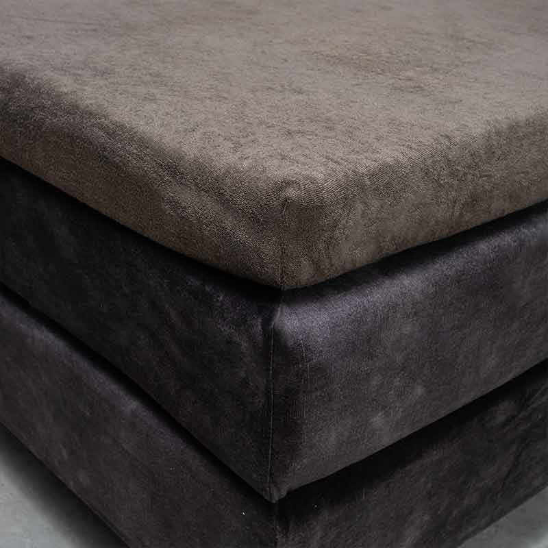 Topper Hoeslaken - Badstof - Taupe - Image 3