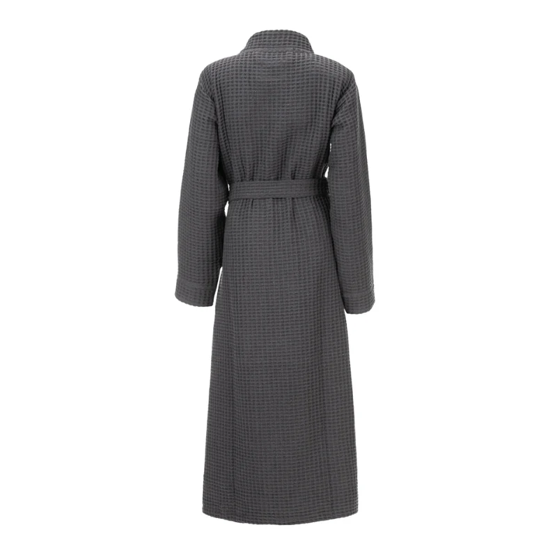 Luxe Wafel Badjas - Steel Grey - Image 2