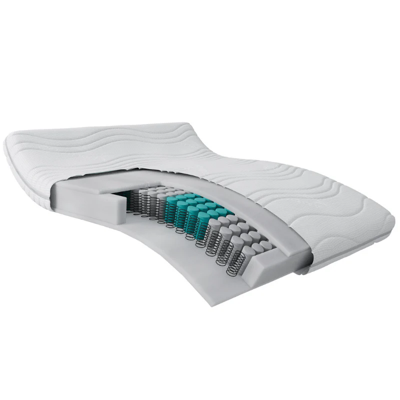 Matras Luxury Line - Pocketvering & NASA Traagschuim - Bamboe - Image 4