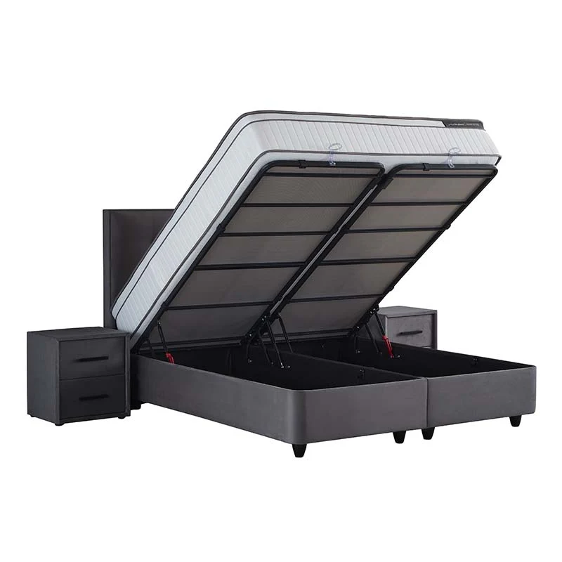 Boxspring met opbergruimte Modebedd - Antraciet - Image 5