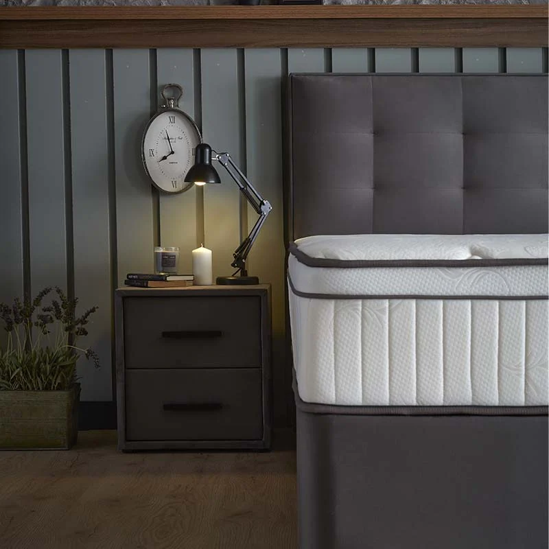 Boxspring met opbergruimte Modebedd - Antraciet - Image 9