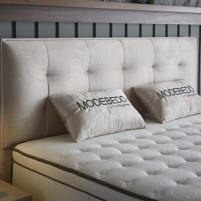 Boxspring met opbergruimte Modebedd - Beige - Image 8