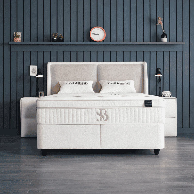 Boxspring met Opbergruimte - Twinbedd - Image 2