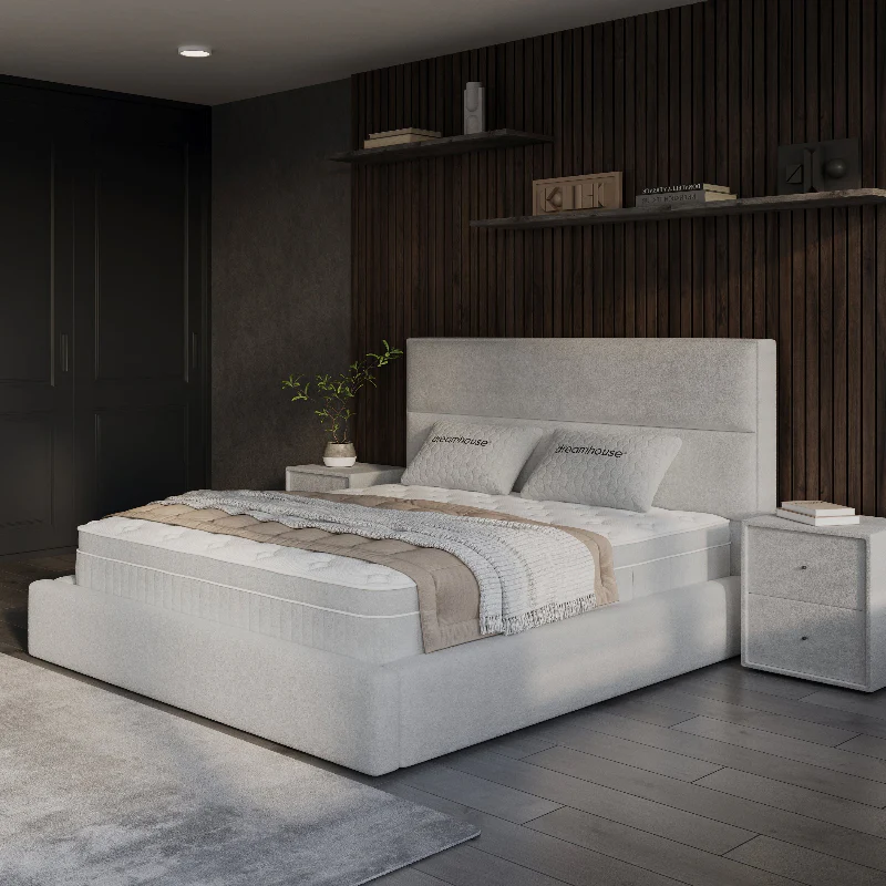 Boxspring met Opbergruimte Vento - Beige - Image 7