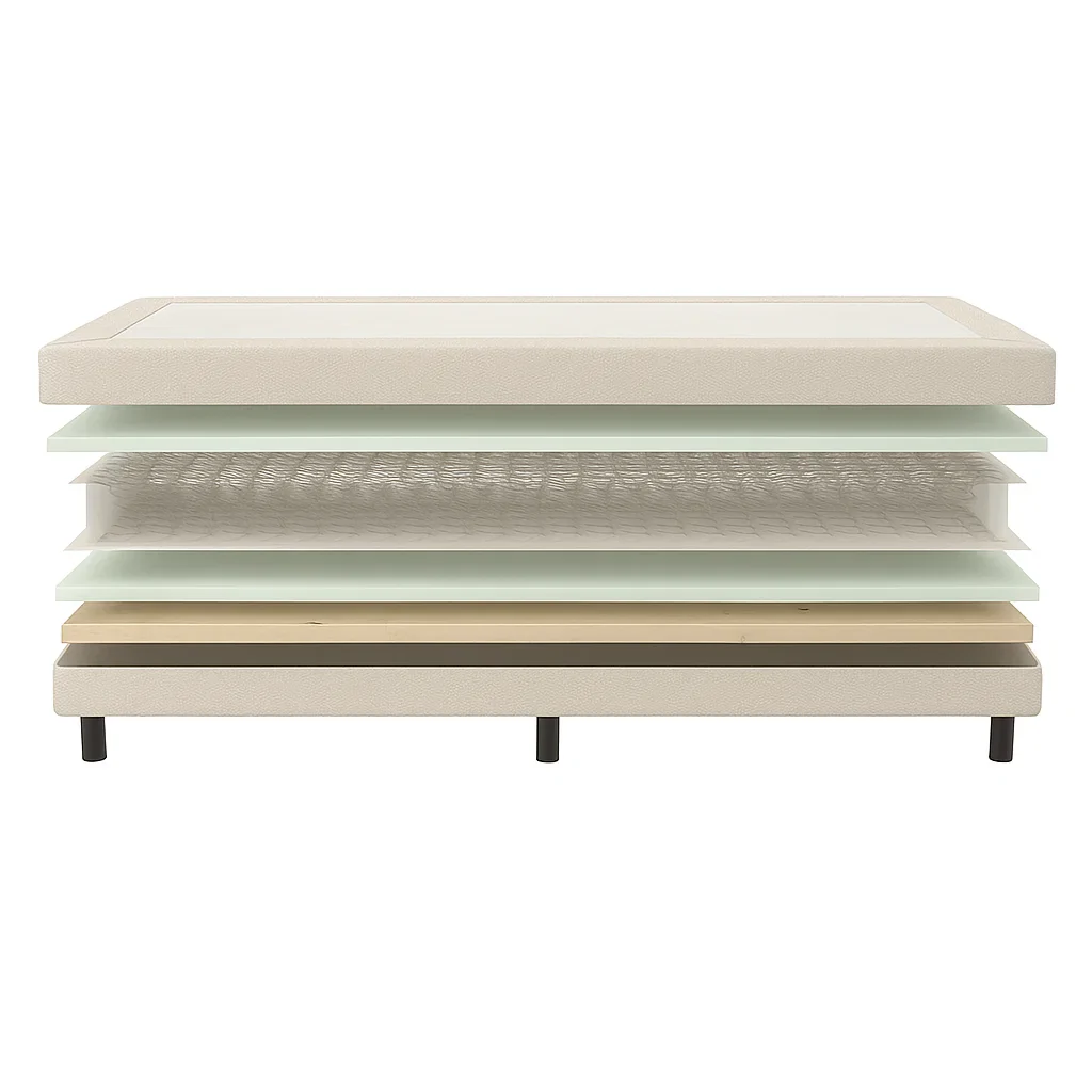 Verende Hotelboxspring zonder Matras - Beige - Image 3