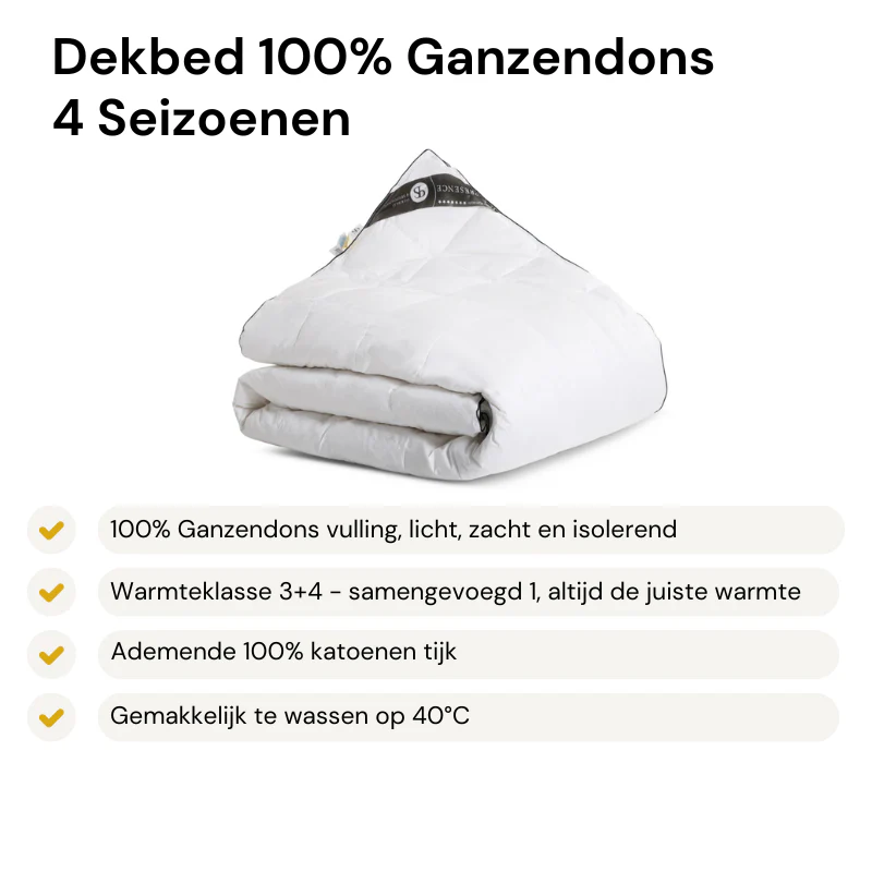 Dekbed Dons - 100% Ganzendons - 4 Seizoenen - Image 2