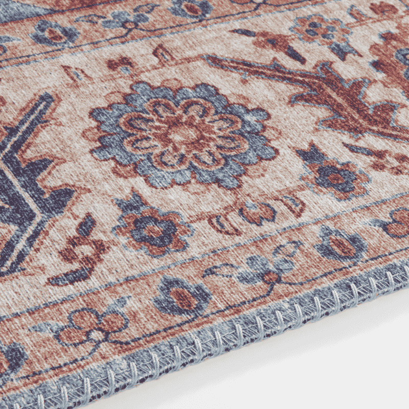 Vintage Vloerkleed Anthea - Creme/Blauw - Image 3