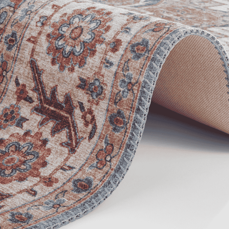 Vintage Vloerkleed Anthea - Creme/Blauw - Image 4