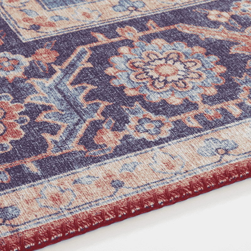 Vintage Vloerkleed Anthea - Rood/Blauw - Image 4