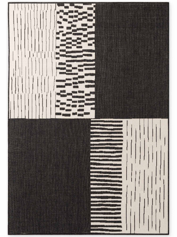 Vloerkleed Acacia Rechthoekig - Zwart Wit - Image 2