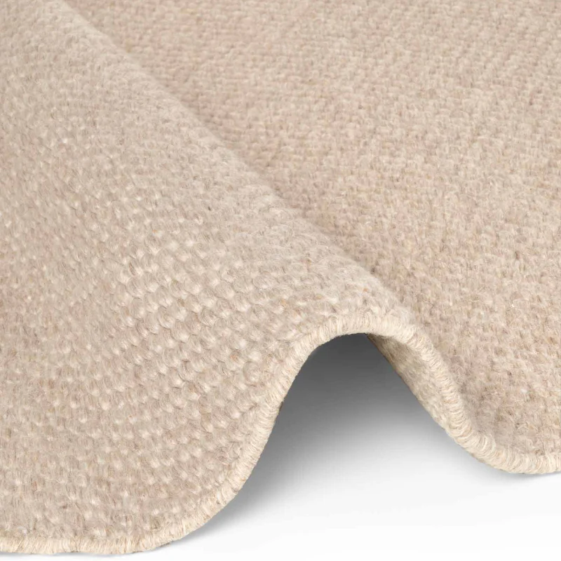 Vloerkleed Beans Rond - Natuur/Beige - Image 3