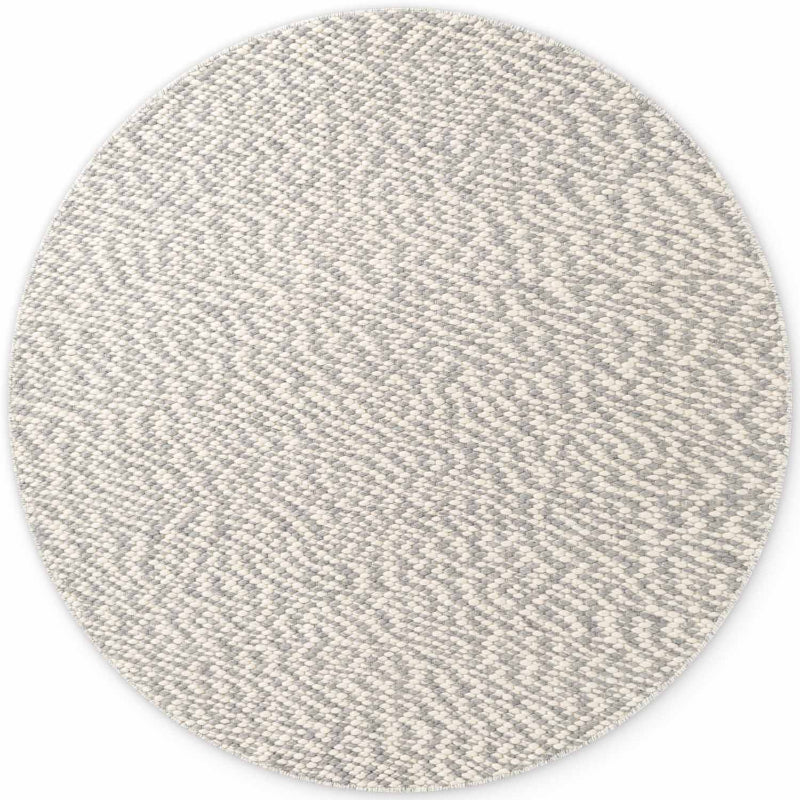 Vloerkleed Beans Rond - Natuurcrème/Grijs - Image 2
