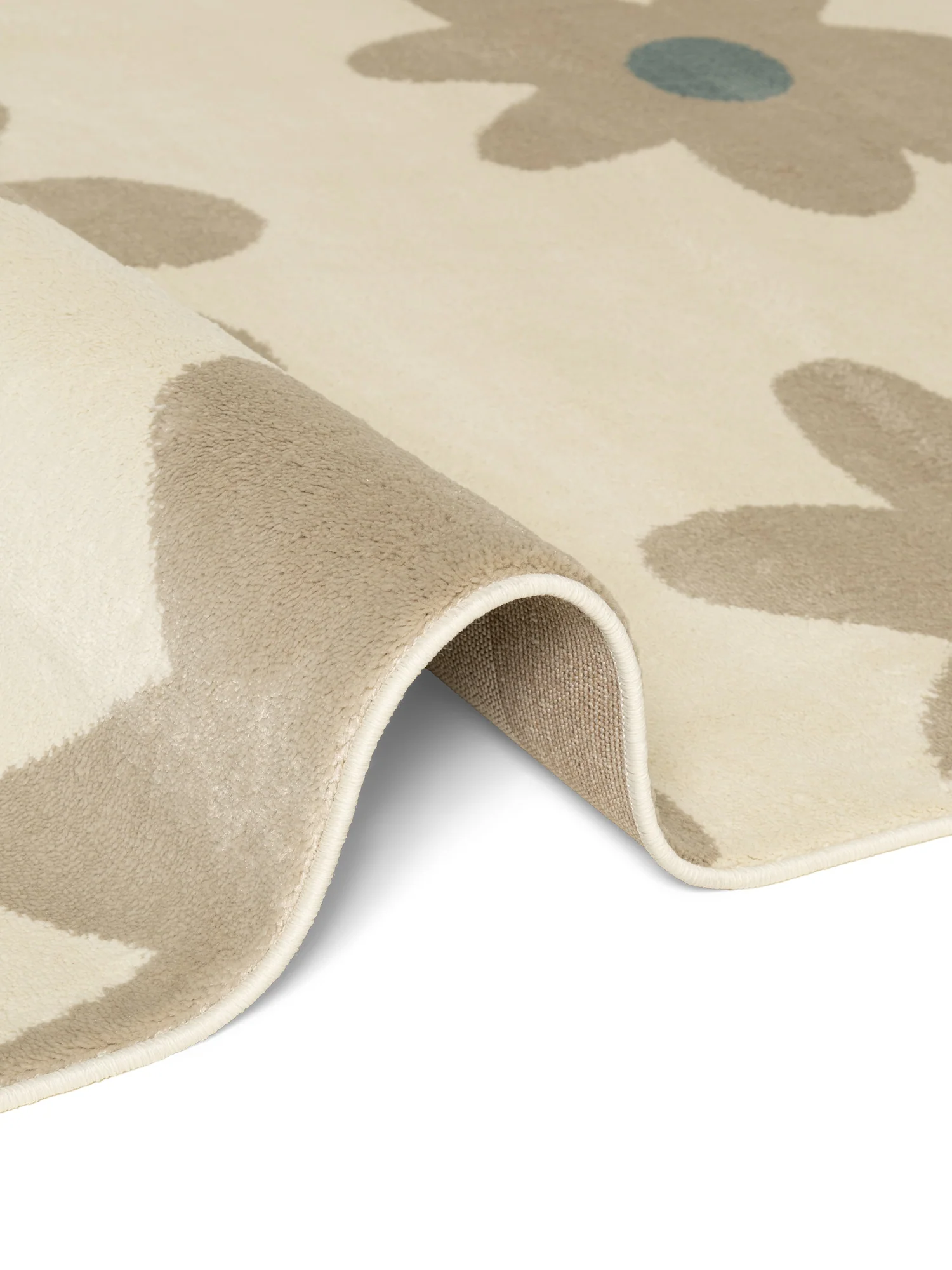 Vloerkleed Bloomy Rond - Creme Multicolor - Image 3