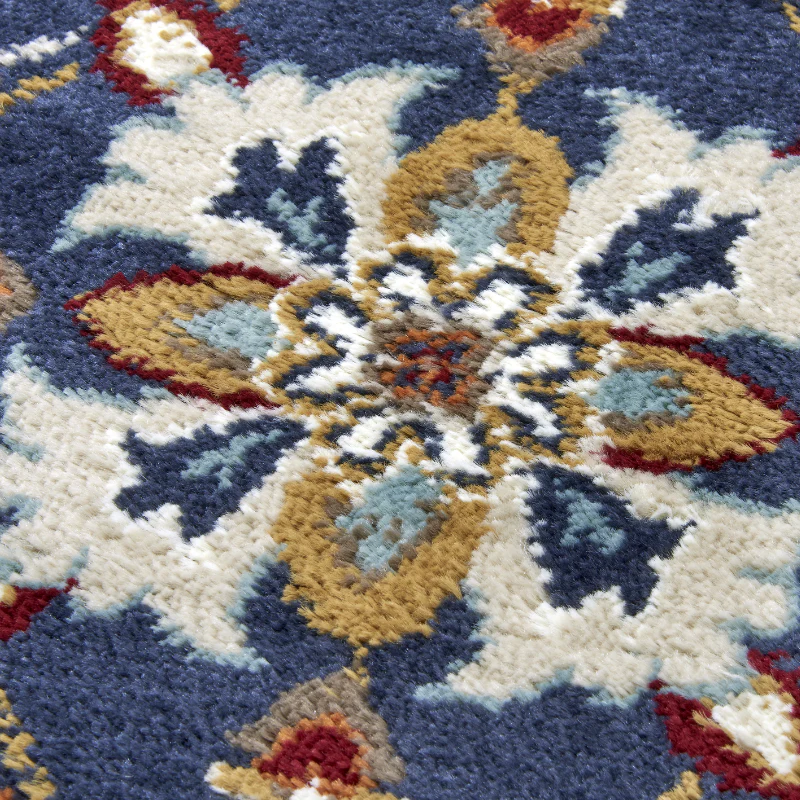 Vloerkleed Caracci - Blauw - Image 4