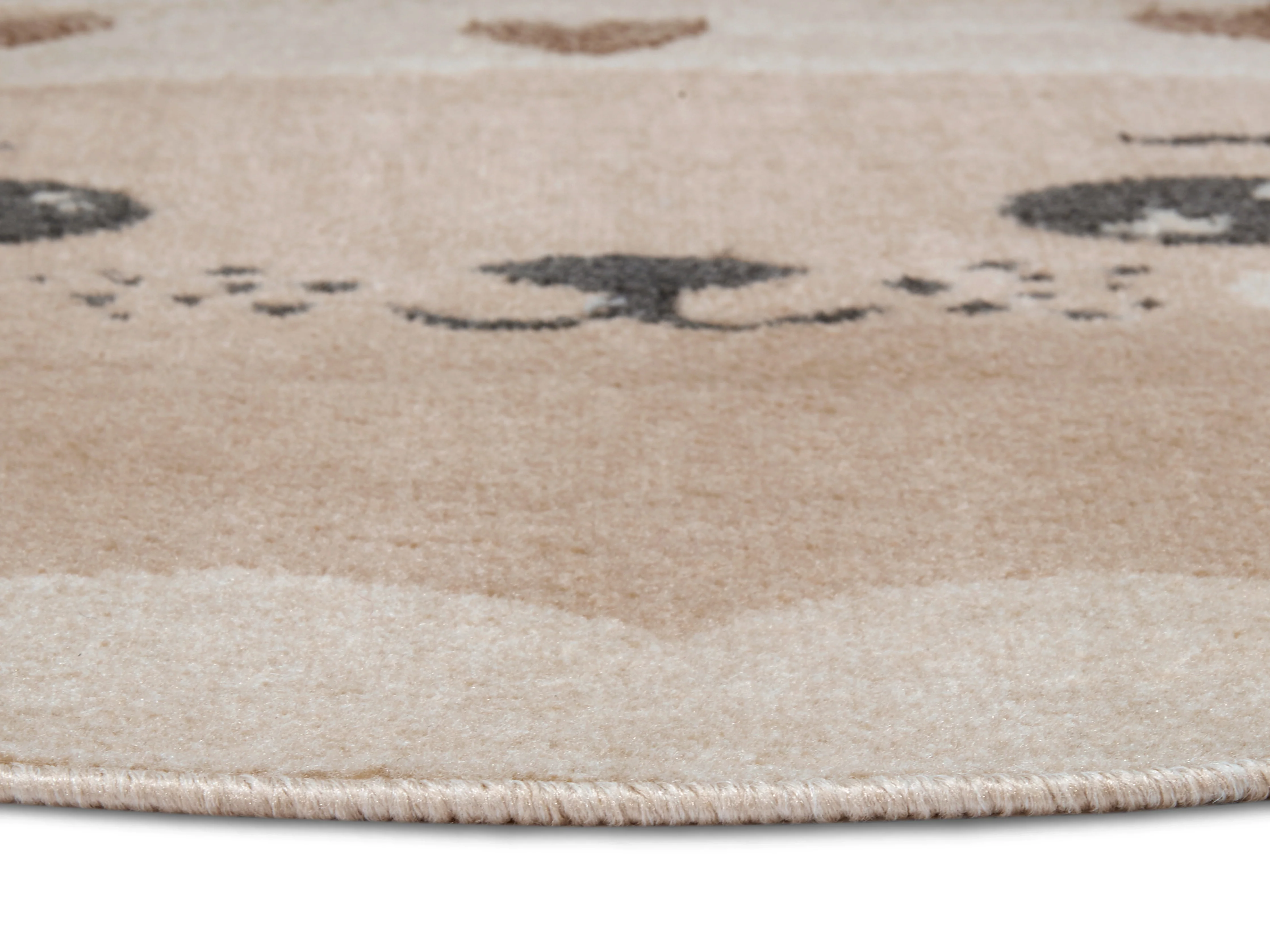 Vloerkleed Cat Rond - beige - Image 4