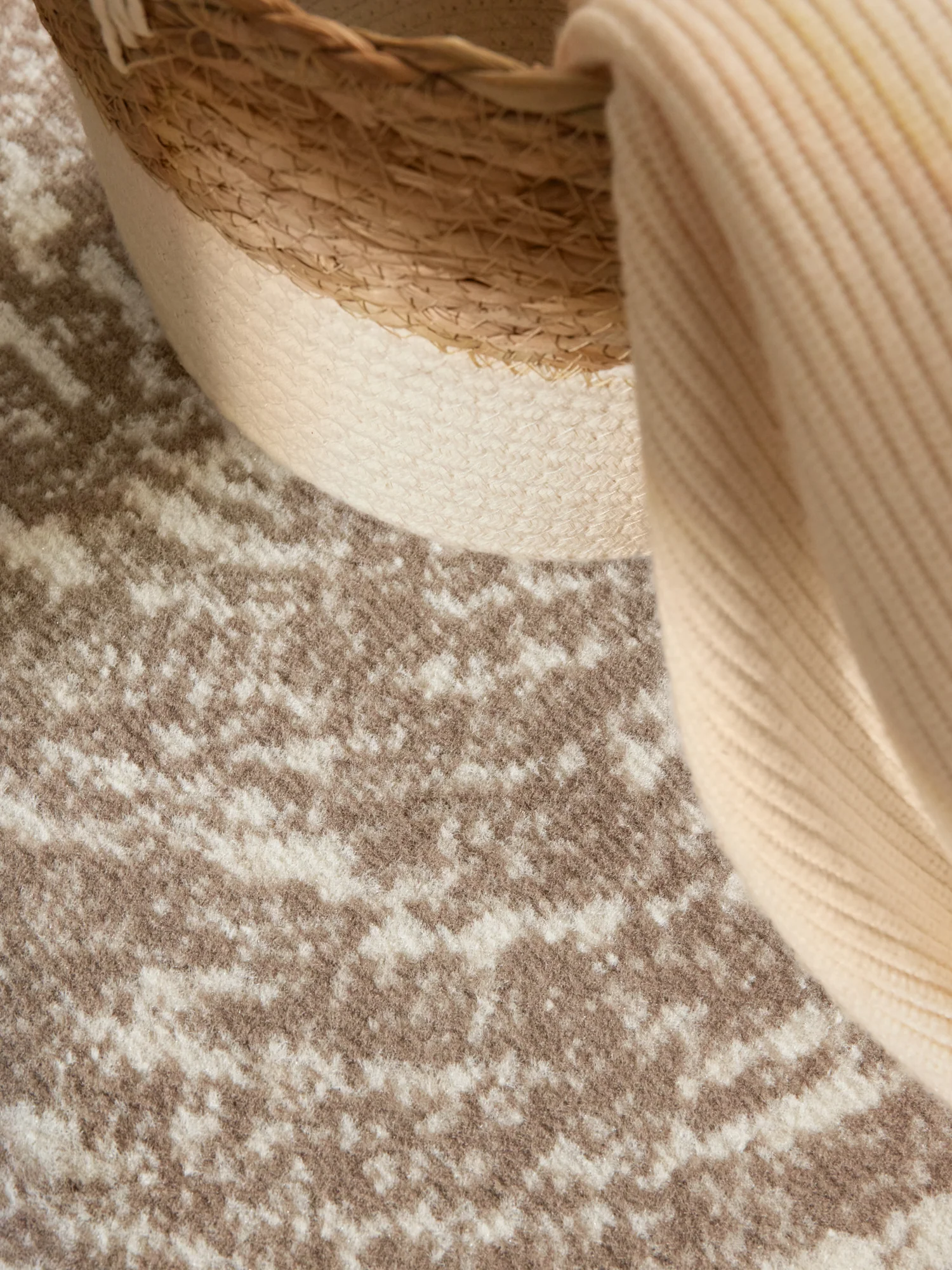 Vloerkleed Cavallo Rond - Creme beige - Image 5