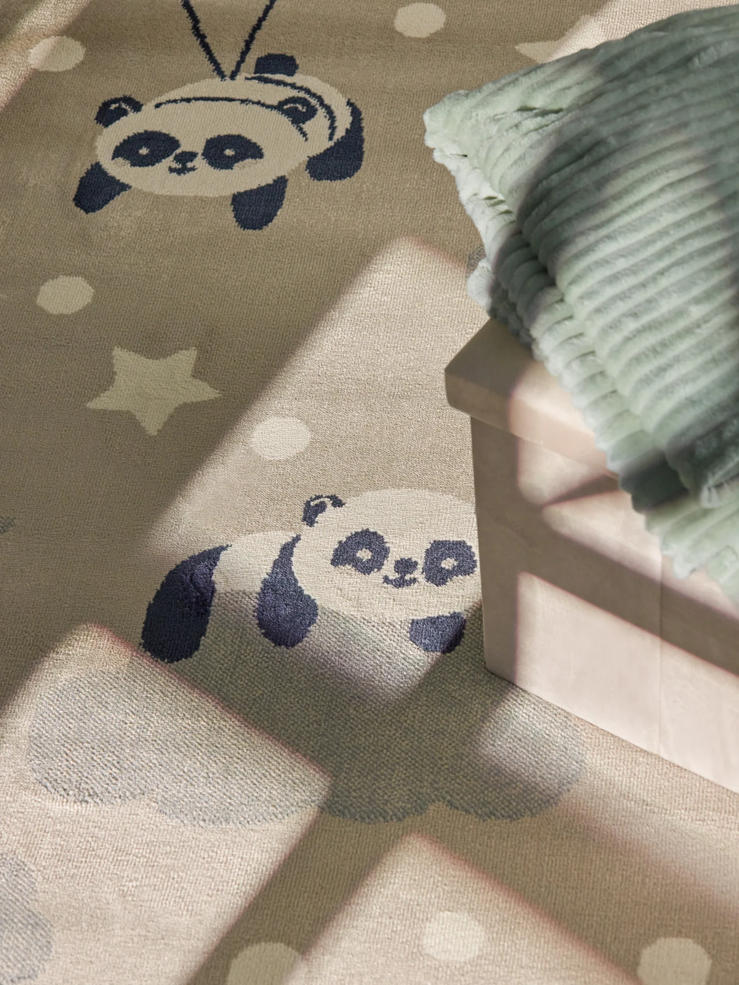 Vloerkleed Dreamy Panda Rechthoekig - Beige Multicolor - Image 5