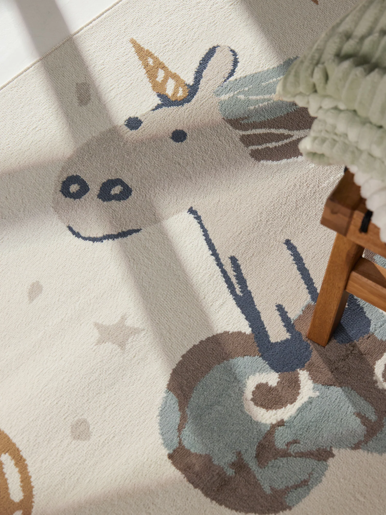 Vloerkleed Einhorn Rechthoekig - Creme Multicolor - Image 4