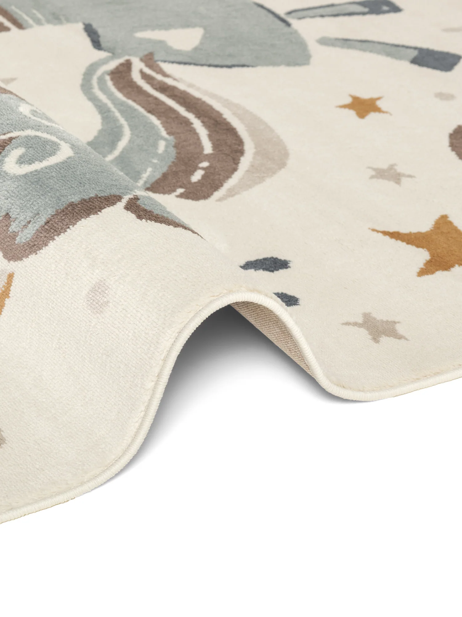 Vloerkleed Einhorn Rond - Creme Multicolor - Image 3