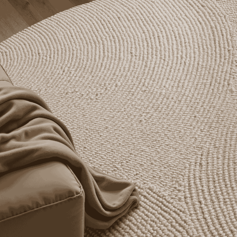 Vloerkleed Eleni Rond - Creme - Image 4