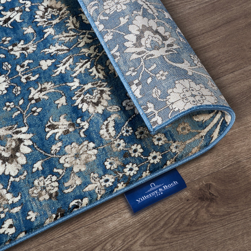 Vloerkleed Ernest Rechthoekig - Blauw/Crème - Image 2