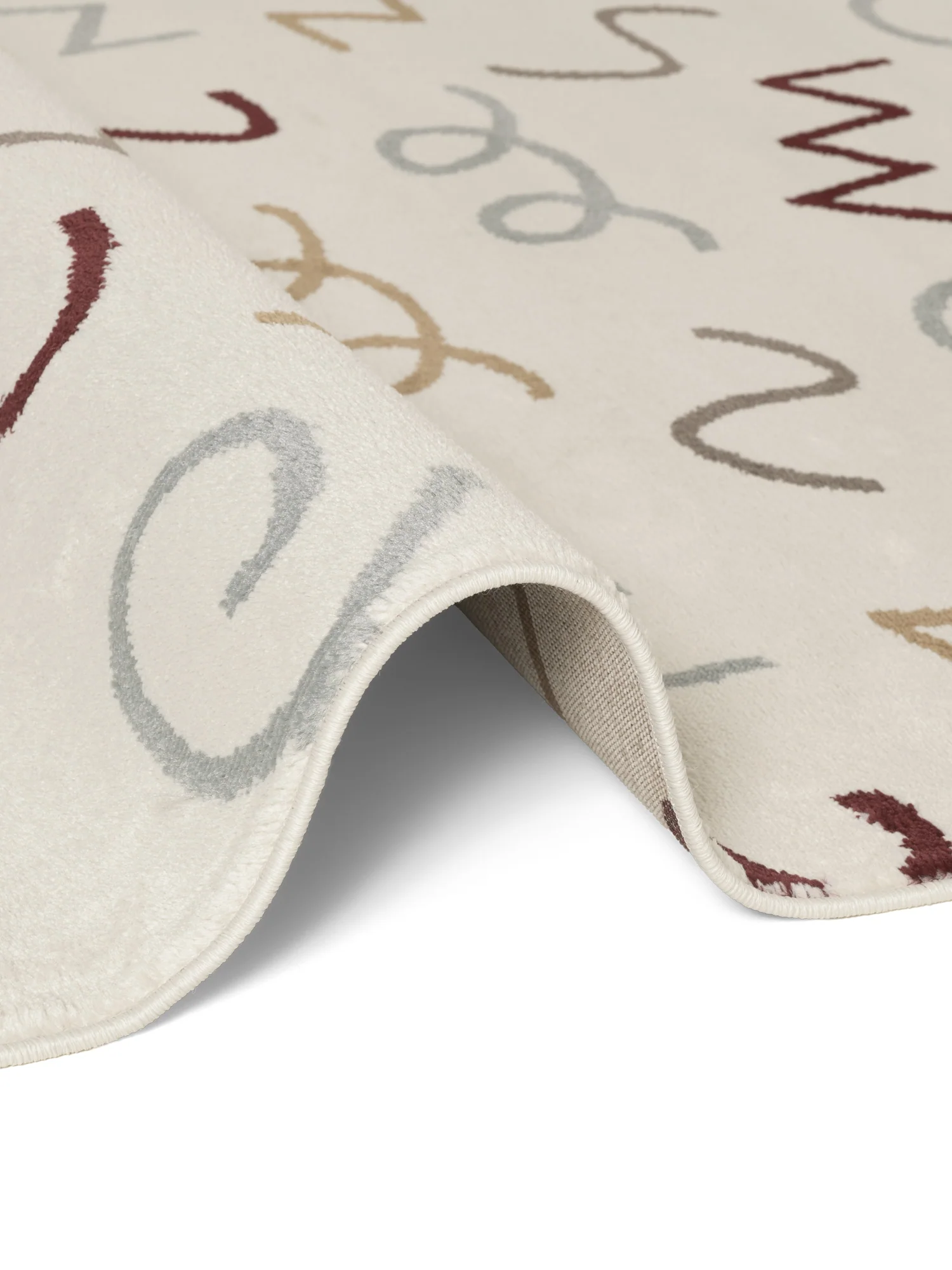 Vloerkleed Fiete Rond - Creme Multicolor - Image 3