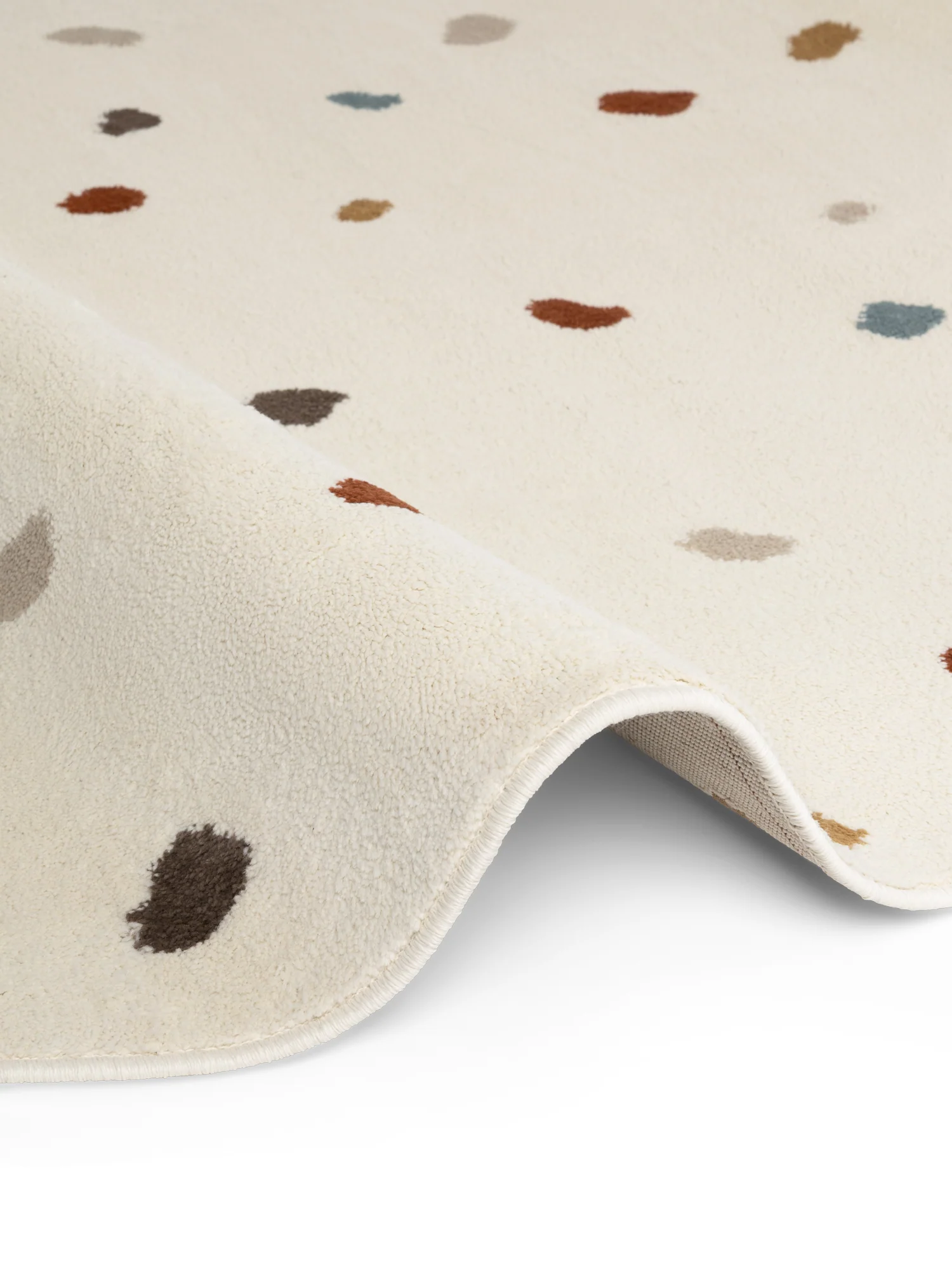 Vloerkleed Funny Dots Rond - creme, veelkleurig - Image 3