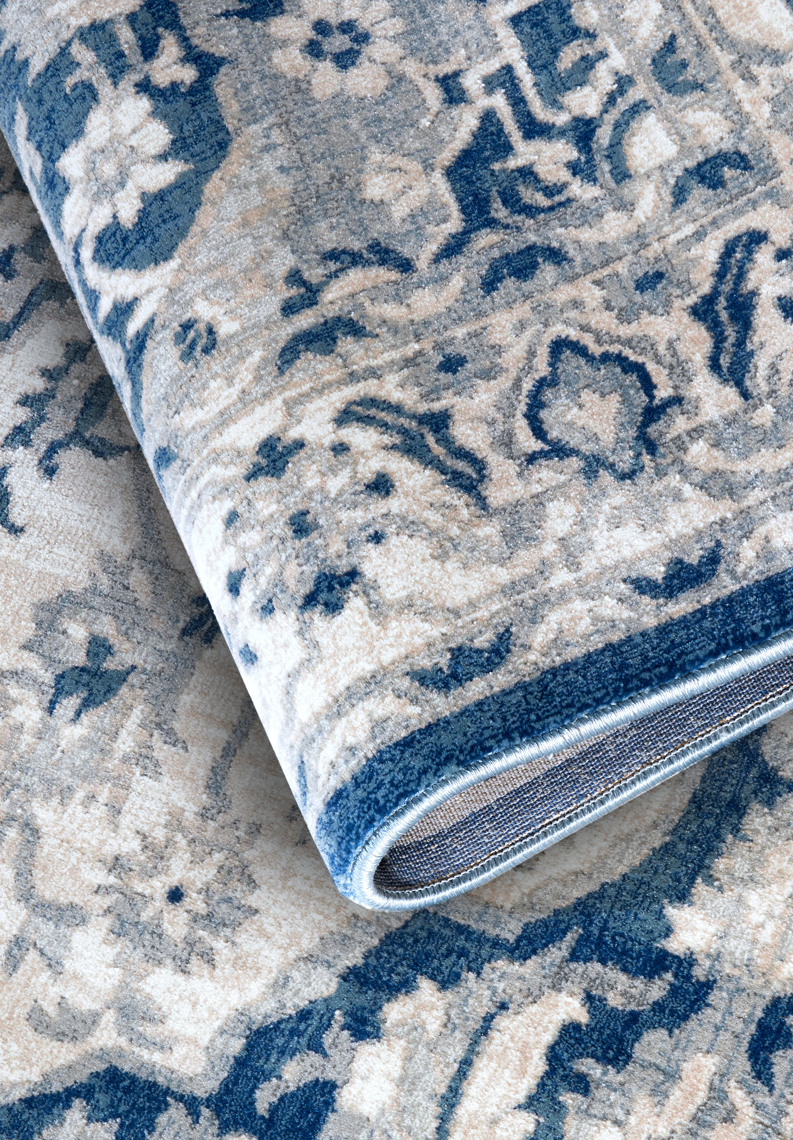 Vloerkleed Gabrielle Rechthoekig - Cremeblauw - Image 3