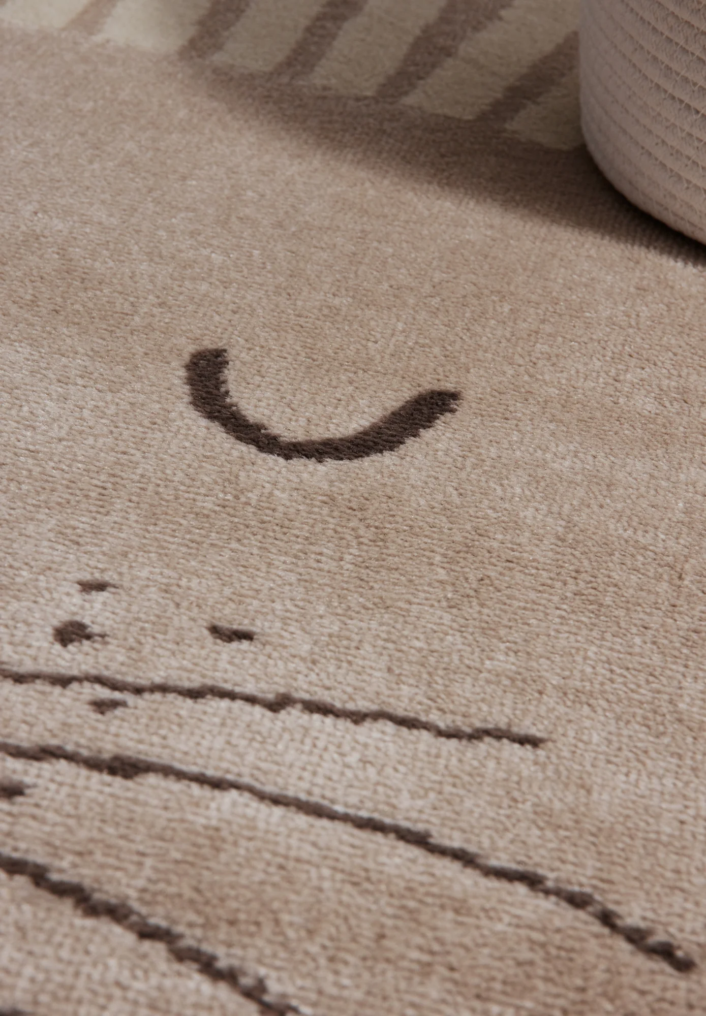 Vloerkleed Happy Lion Rechthoekig - Beige, creme - Image 5