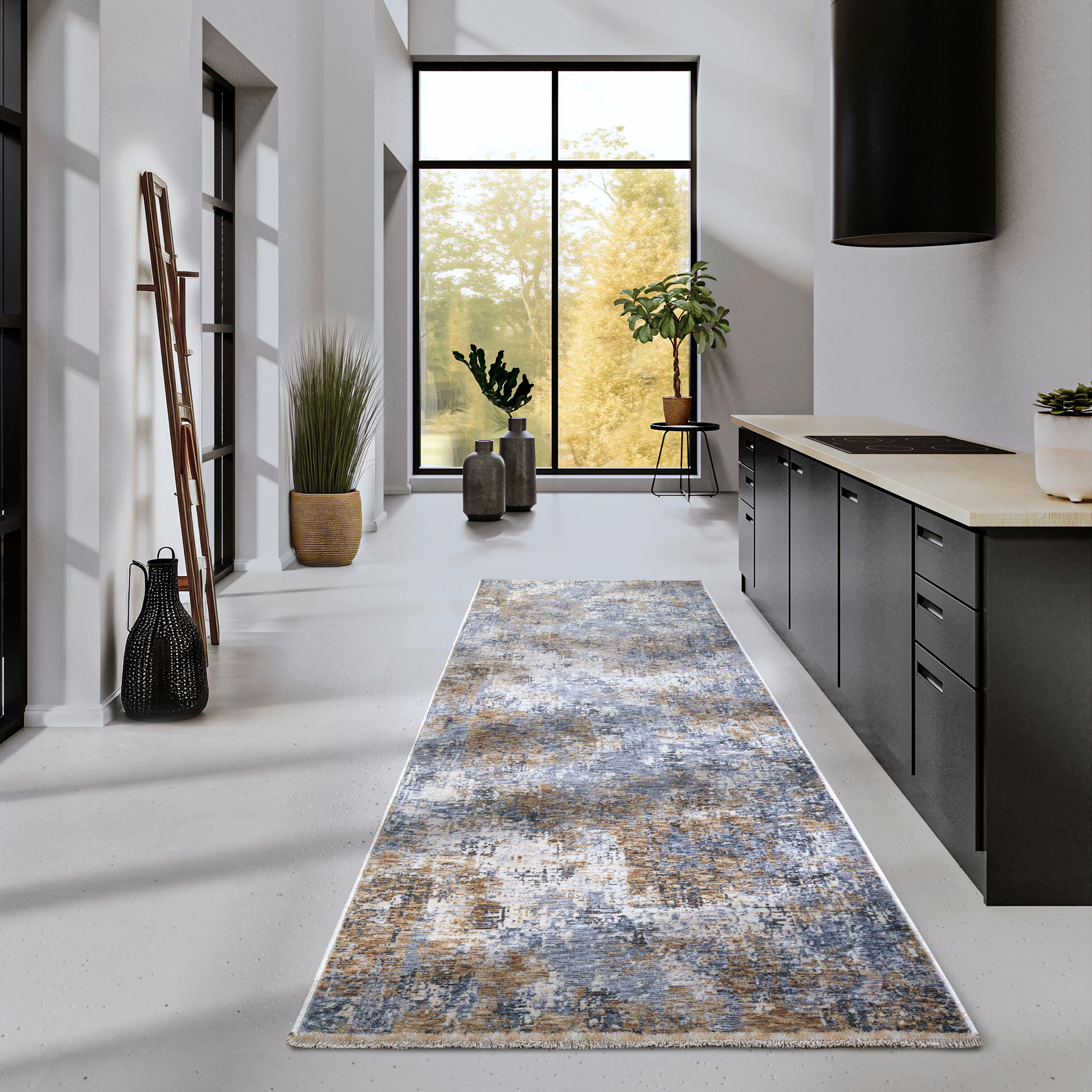 Vloerkleed Joseph Rechthoekig - Blauw - Image 6