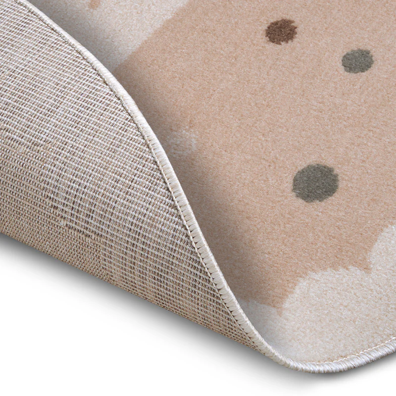 Vloerkleed Kids Crown Rond - Beige - Image 2
