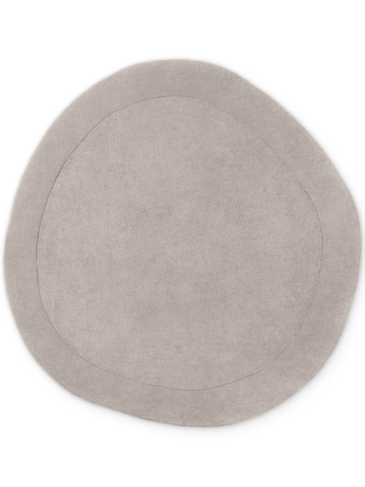 Vloerkleed Kivi Organisch Rond - Natuur grijs - Image 2