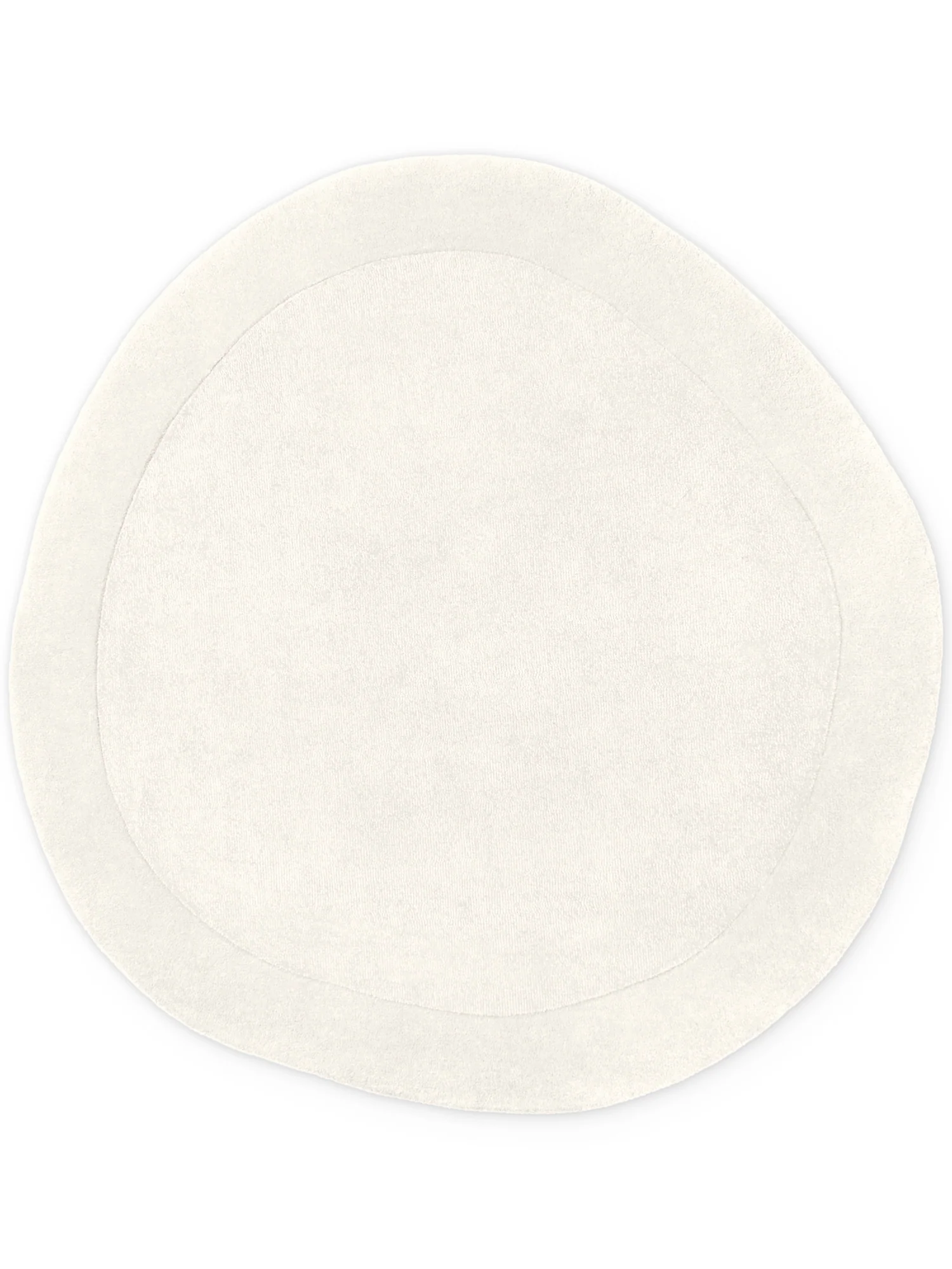 Vloerkleed Kivi Organisch Rond - Natuurcreme - Image 2