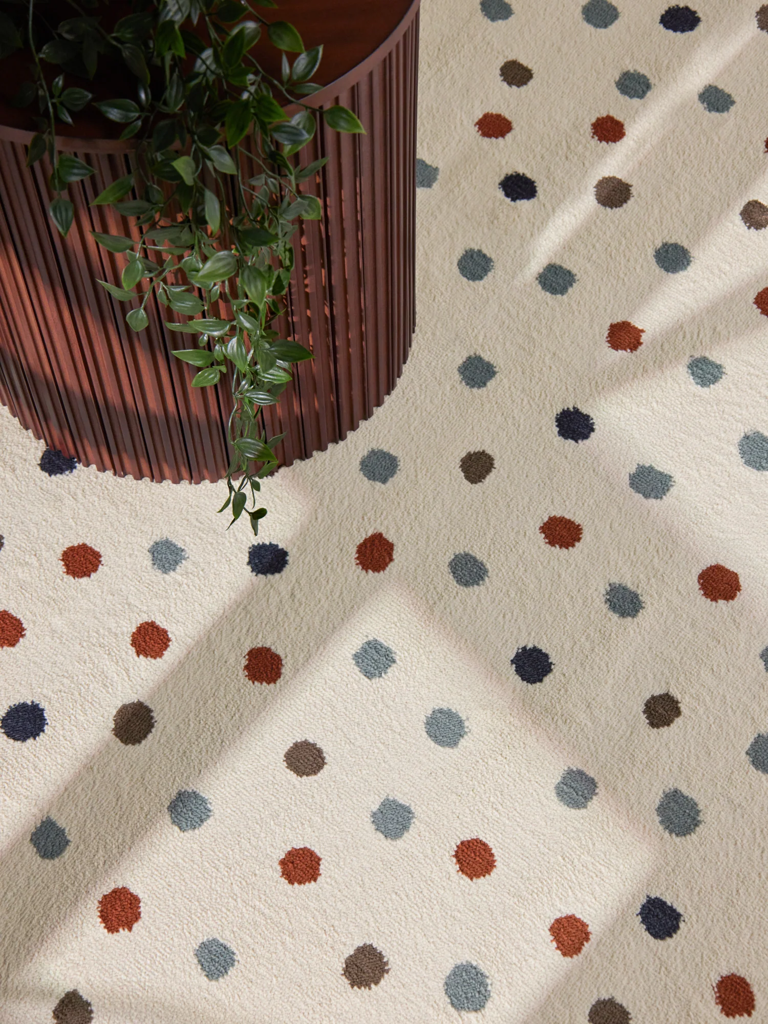 Vloerkleed Konfetti Rond - Creme Multicolor - Image 5