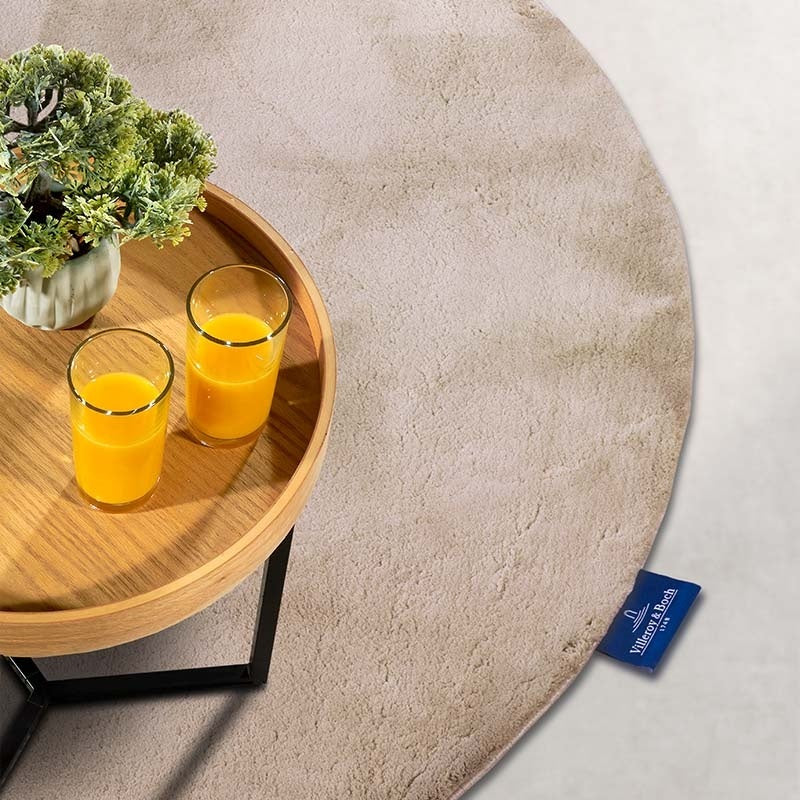 Vloerkleed Leon Rond - Crème - Image 3